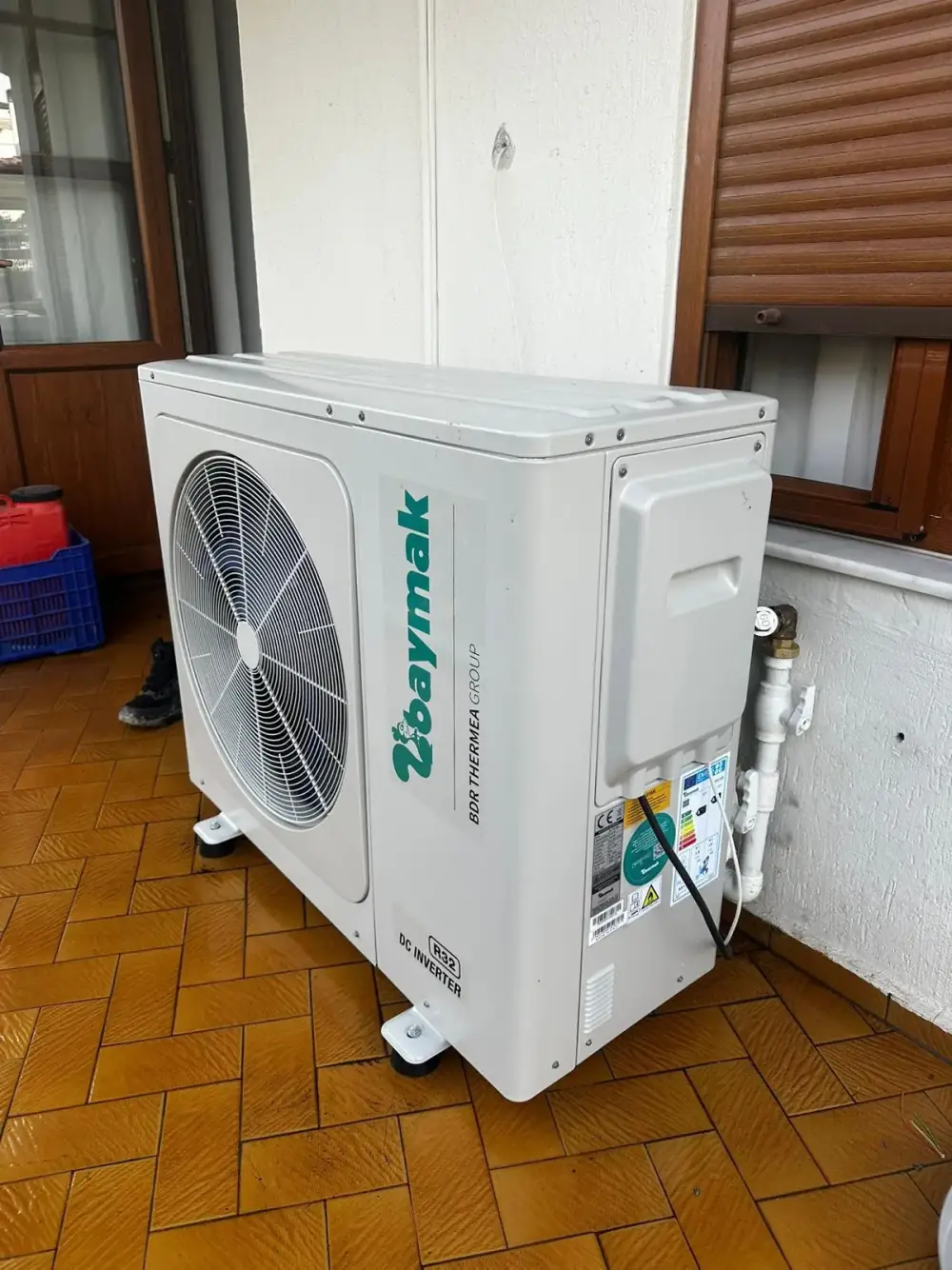 Baymak Inverter balkon montajı — Antalya referans